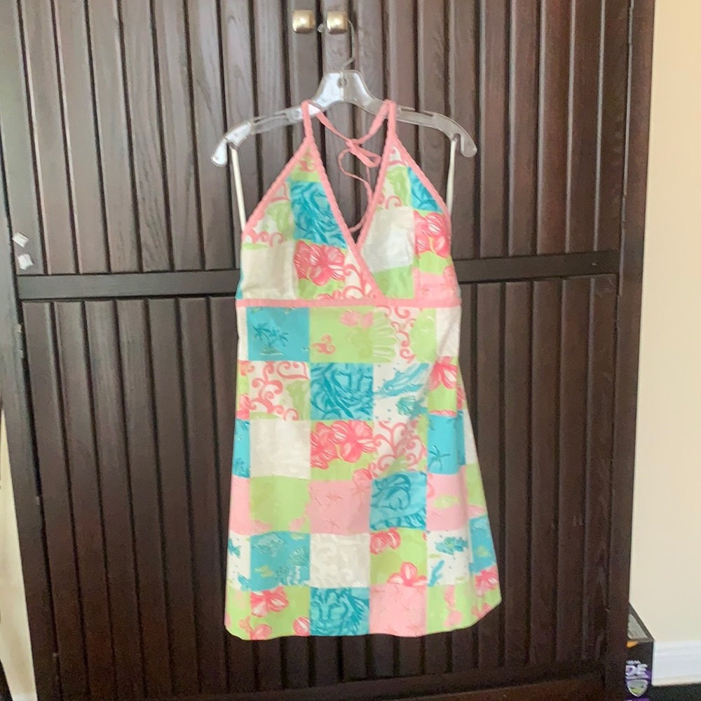 Classic Lilly Pulitzer halter sundress